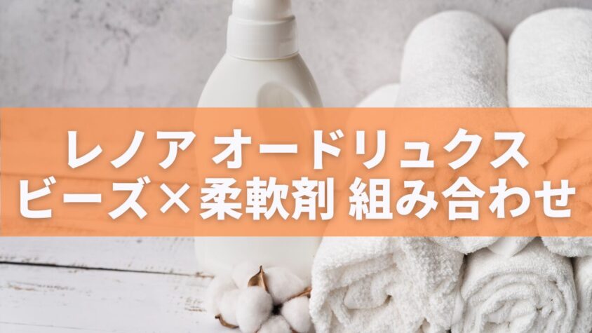 レノアオードリュクス ビーズ×柔軟剤組み合わせ