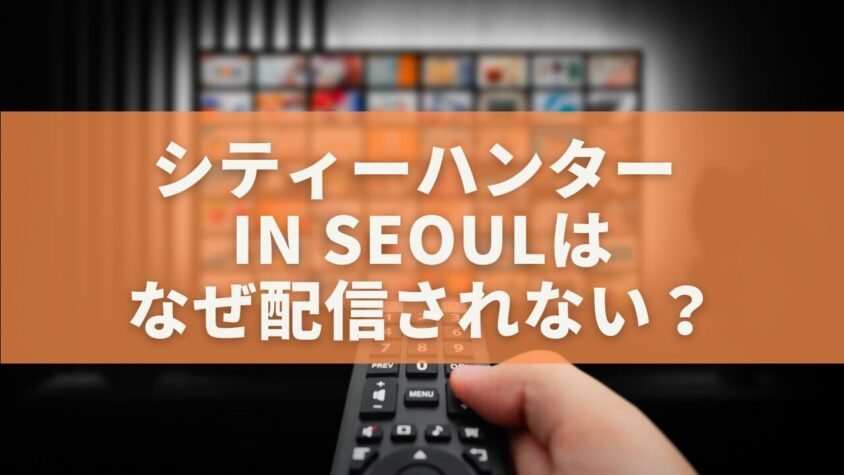 シティーハンターin Seoulはなぜ配信されない?